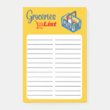GROCERY LIST