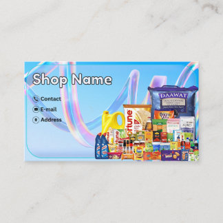 Grocery Store Business Card – Fresh Market For You Visitenkarte