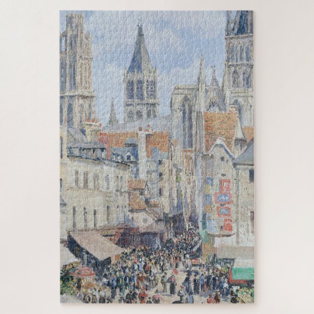 Grocery Street | Rouen France 1898 Camille Pissar (Vertikal)