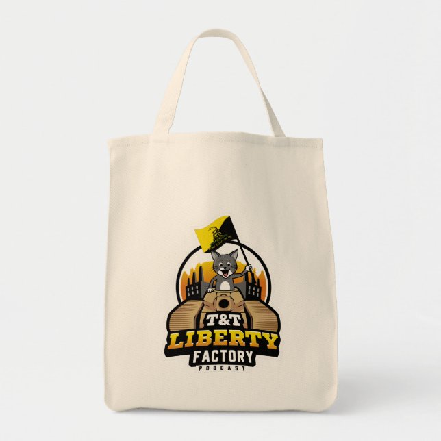 Grocery Tote Bag von T&T Liberty Factory Tragetasche (Vorne)