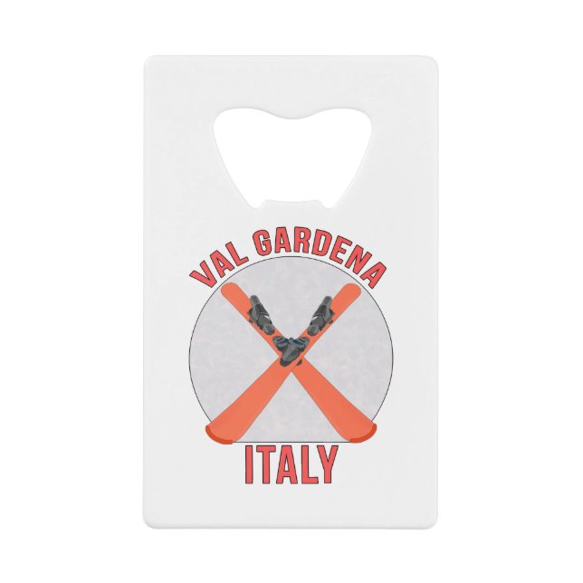 Gröden, Italien Geldbeutel Flaschenöffner (Vorderseite)