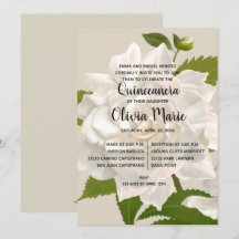 Gröden Vintage Blumenzwiebeln Einladungen Quinceñe