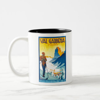 Grödner Dolomiti-Jahrgang Zweifarbige Tasse