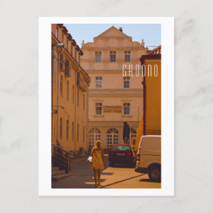 Grodno Belarus Architektur Minimalismus Postkarte