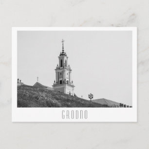Grodno Belarus Stadt Minimalismus Postkarte
