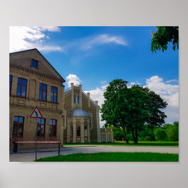 Grodno Belarus Städtebau Synagoge Poster (Vorne)