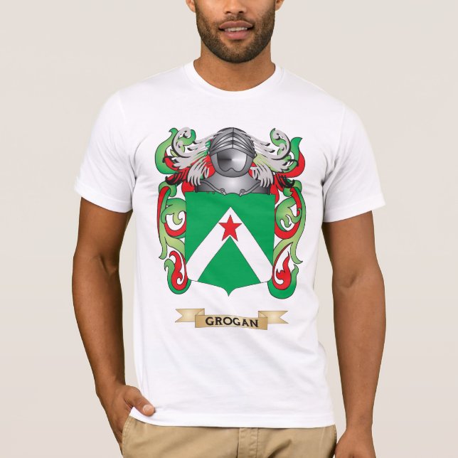 Grogan Wappen (Familienwappen) T-Shirt (Vorderseite)