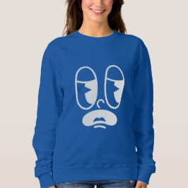 Groggy Glitch Face Sweatshirt