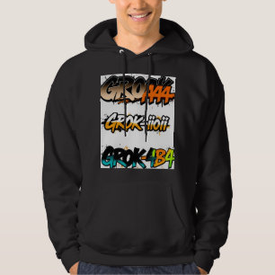 Grok4 perfect" hoodie design mit T - Shirt