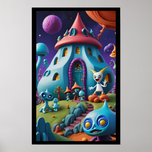Groll Town Schoolhouse Poster