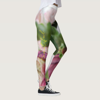 Gröna leggings i unik design 