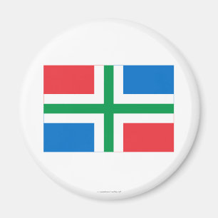 Groningen Flag Magnet