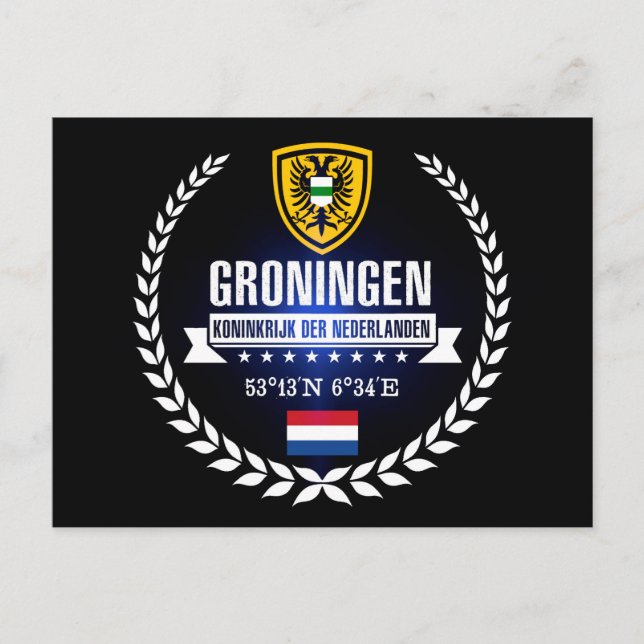 Groningen Postkarte (Vorderseite)