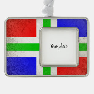 Groningen Rahmen-Ornament Silber