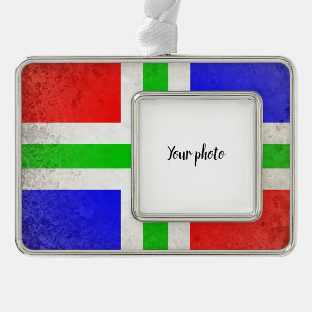 Groningen Rahmen-Ornament Silber (Vorderseite)