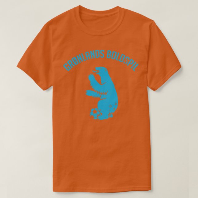 Grönland-Boldspil-Eisbär Vintag T-Shirt (Design vorne)