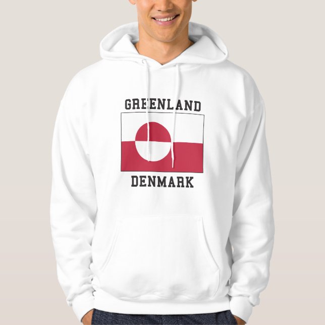 Grönland Dänemark Hoodie (Vorderseite)