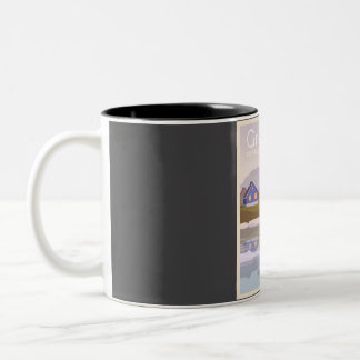 Grönland Dänemark - Reise Zweifarbige Tasse