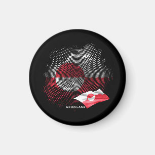 Grönland-Flagge Magnet