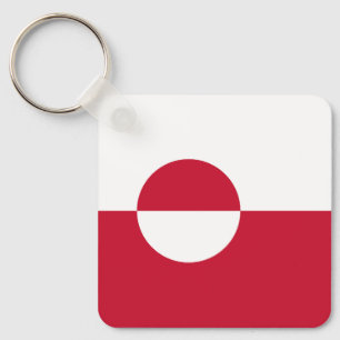 Grönland-Flagge Schlüsselanhänger