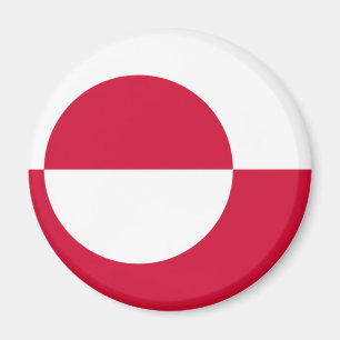 Grönland-Flaggenmagnet Magnet
