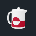 Grönland-Flaggenteapot<br><div class="desc">Mit diesem Teekessel aus grönländischen Fahnen, der eine perfekte Mischung aus Funktionalität und kulturellem Stolz darstellt, können Sie Ihre Teezeit noch angenehmer gestalten! Dieser Teekessel wurde mit viel Liebe zum Detail gestaltet und zeichnet sich durch die lebendige Flagge Grönlands aus, was ihn zu einer einzigartigen und sinnvollen Ergänzung Ihrer Küchengeschirr-Sammlung...</div>