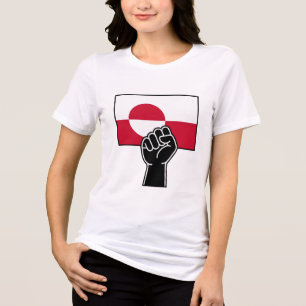 Grönland ist nicht zu verkaufen T-Shirt Politisc Tri-Blend Shirt