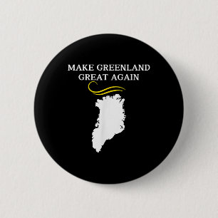 Grönland-Karte mit Trump-Haar macht Grönland zu ei Button
