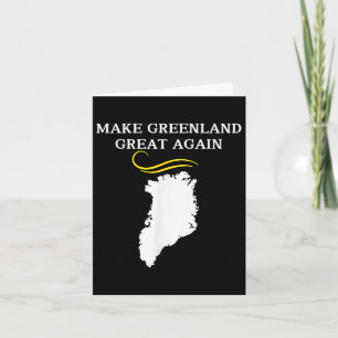 Grönland-Karte mit Trump-Haar macht Grönland zu ei Karte