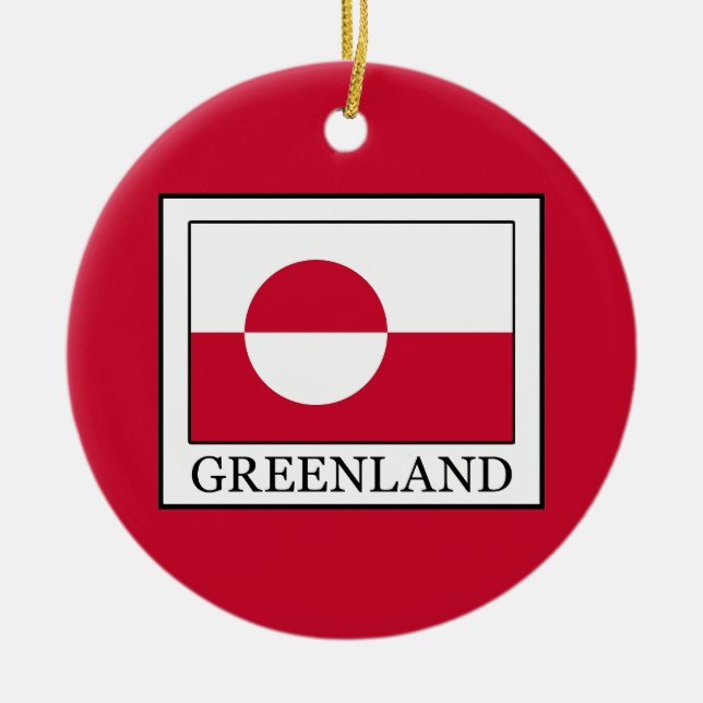 Grönland Keramik Ornament (Vorne)