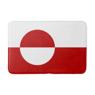 Grönland Landesflagge Badezimmer Matte Teppich
