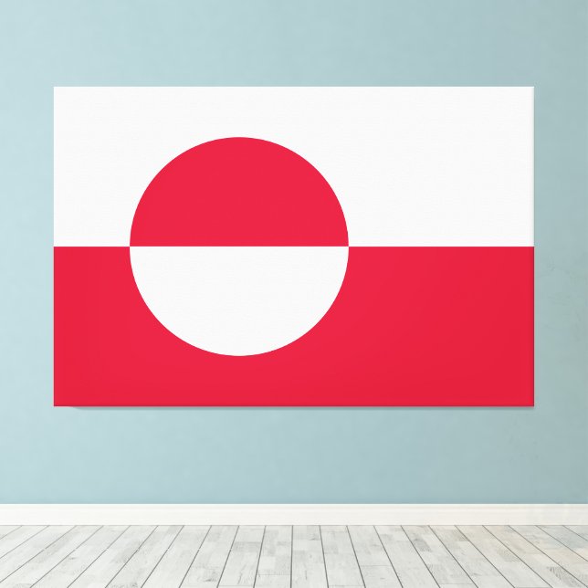 Grönland Leinwanddruck (Insitu (Holzboden))