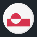 Grönland Magnet<br><div class="desc">Grönländische Flagge</div>