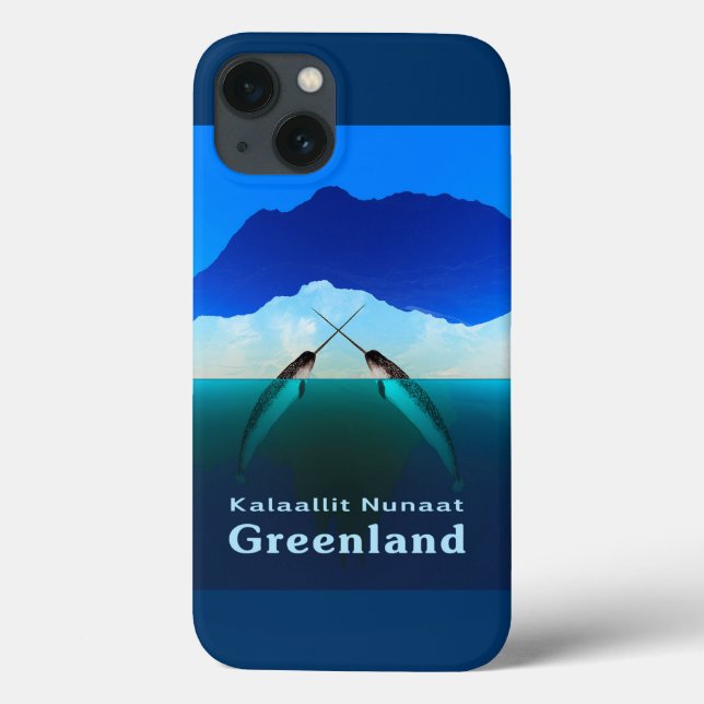 Grönland - Narwhal Case-Mate iPhone Hülle (Rückseite)
