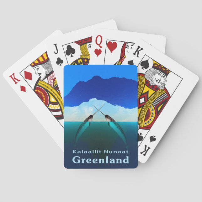 Grönland - Narwhal Spielkarten (Rückseite)