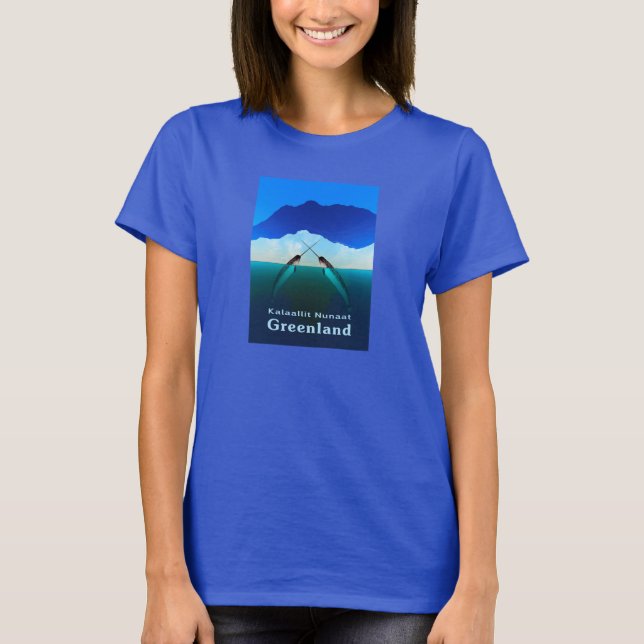Grönland - Narwhal T-Shirt (Vorderseite)