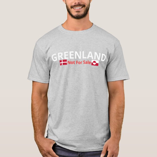 Grönland nicht zum Verkauf - Entwurf eines Souverä T-Shirt (Vorderseite)