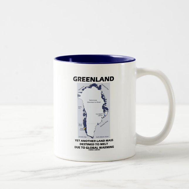 Grönland noch eine weitere Messe, die dazu bestimm Zweifarbige Tasse (Rechts)