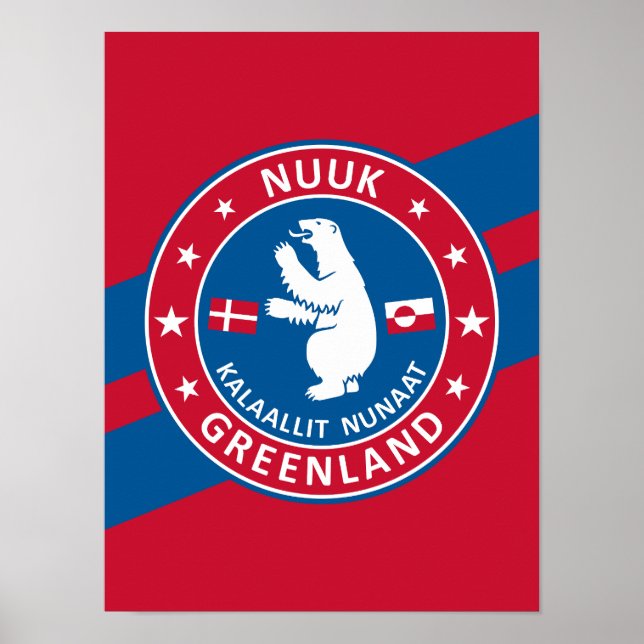 Grönland Nuuk Poster (Vorne)