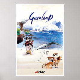 Grönland Poster Vintage Druck Reise Kunst Reisende