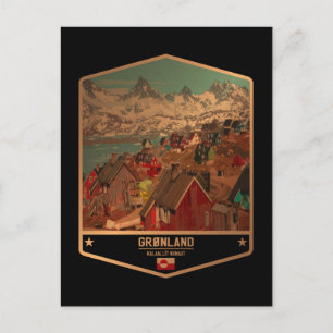 Grönland Postkarte