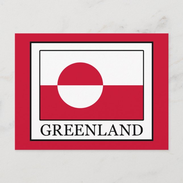 Grönland Postkarte (Vorderseite)