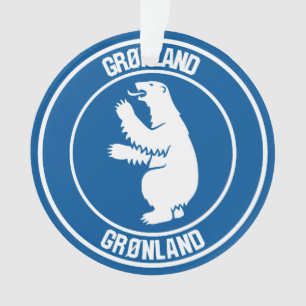 Grönland-Runde Ornament