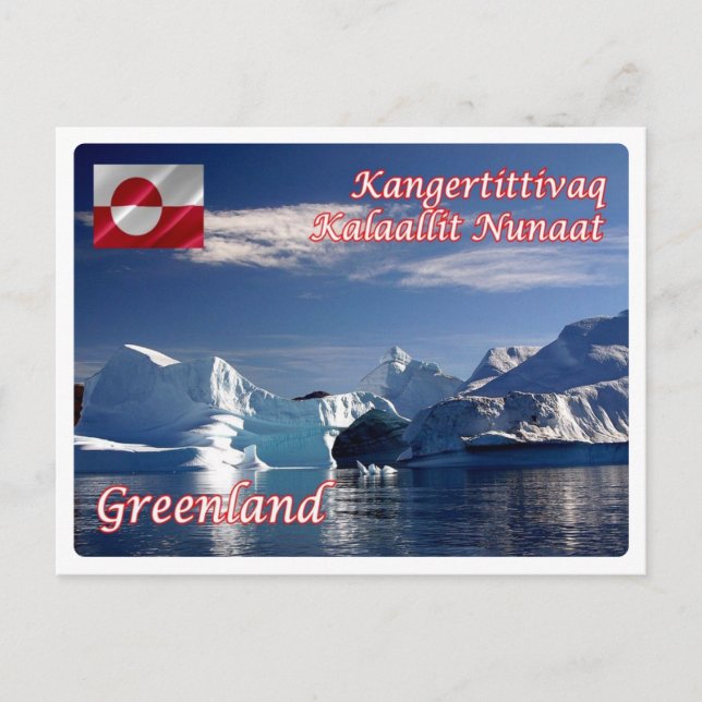 Grönland - Scoresby Sund - Postkarte (Vorderseite)