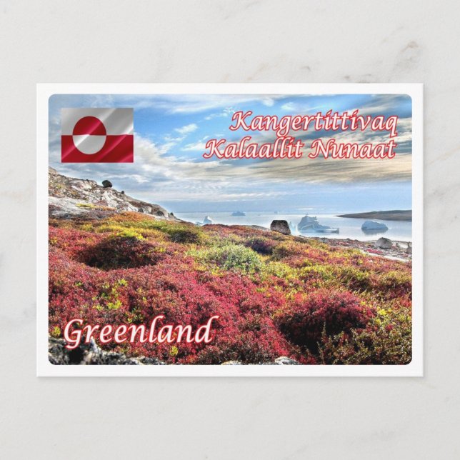 Grönland - Scoresby Sund - Postkarte (Vorderseite)