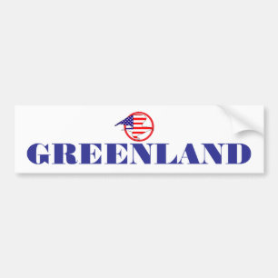 Grönland USA treten dem neuen Goldenen Zeitalter A Autoaufkleber