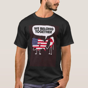 Grönland Wir gehören zusammen USA 51. Staat T-Shirt