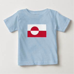 Grönländische Flagge Baby T-shirt