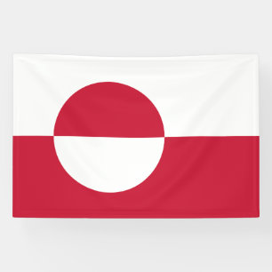 Grönländische Flagge Banner