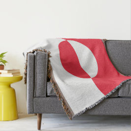 Grönländische Flagge Decke